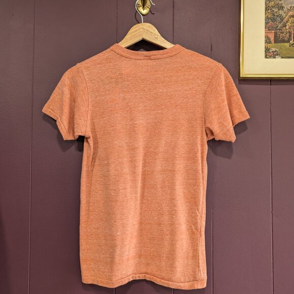 Y2K Franz Ferdinand Indie Rock Band Orange Tee XS Alternative Earth T-shirt 2000 - Picture 3 of 3